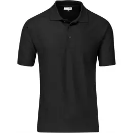Kids Basic Pique Golf Shirt Black